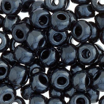 CZECH SEEDBEAD 2/0 METALLIC GUNMETAL, 045