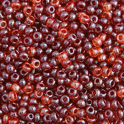 Czech Seed Bead 10/0 Mix Red Luster, 035