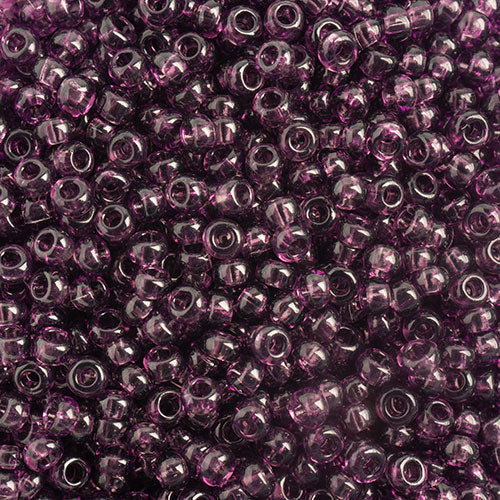 Czech Seed Bead 10/0 Transparent Amethyst, 051