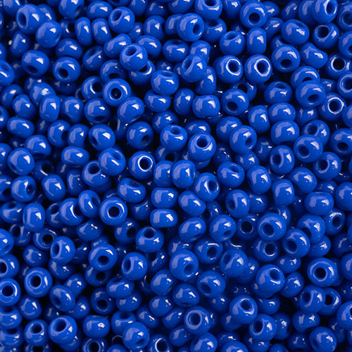 Czech Seed Bead 10/0 Opaque Royal Blue, 083