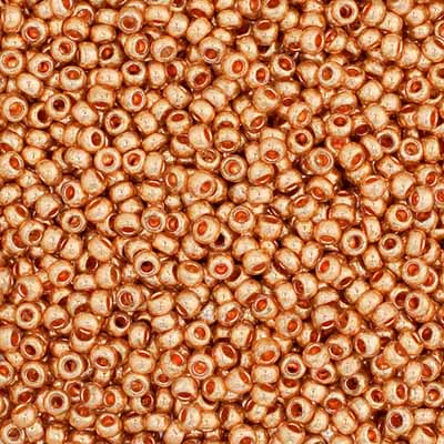 Czech Seed Bead 10/0 Metallic Gold, 089