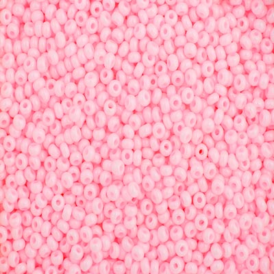 Czech Seed Bead 10/0 Opaque Dyed Pink, 101