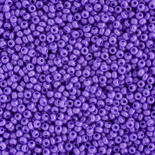 Czech Seed Bead 10/0 Opaque Dyed Dark Violet, 112