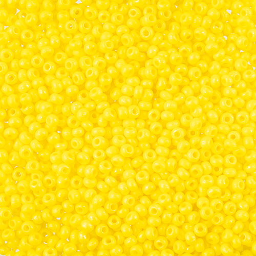 Czech Seed Bead 10/0 Terra Intensive Yellow, 114