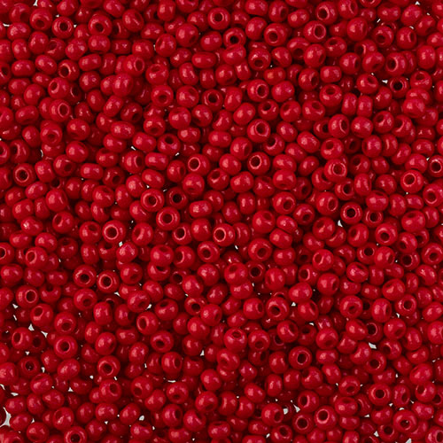 Czech Seed Bead 10/0 Terra Intensive Red, 118