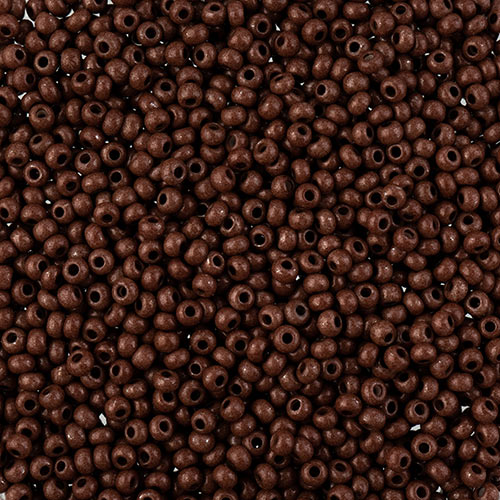 Czech Seed Bead 10/0 Terra Intensive Dark Brown, 123