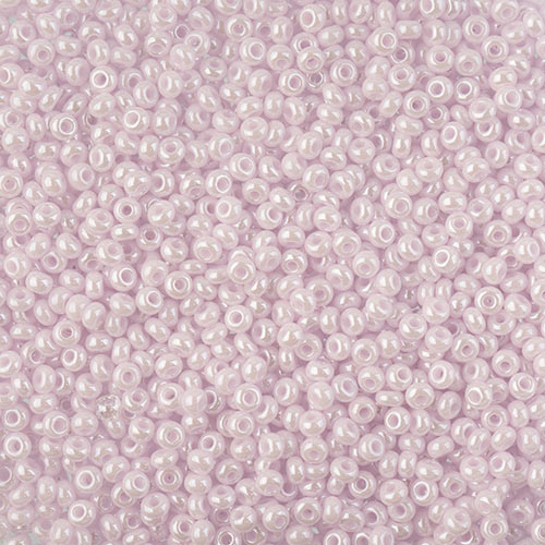 Czech Seed Bead 10/0 Opaque Natural Pink Luster, 127