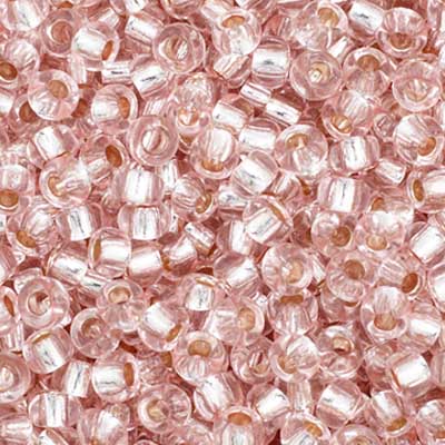 Czech Seed Bead 11/0 S/L Light Pink, 01023V