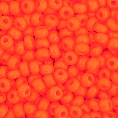 Czech Seed Bead 11/0 Opaque Orange, 34919V