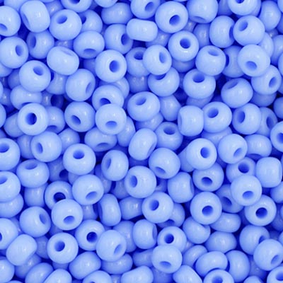 Czech Seed Bead 11/0 Opaque Pale Blue, 34921V