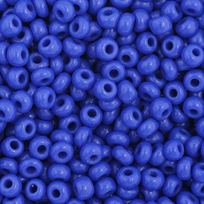 Czech Seed Bead 11/0 Opaque Royal Blue, 34922V