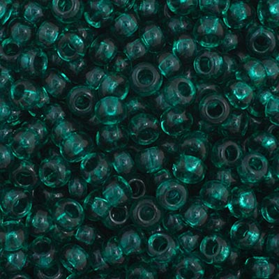 Czech Seed Bead 11/0 Transparent Teal, 34932V