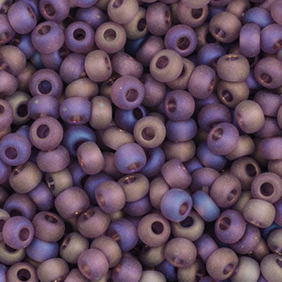 Czech Seed Bead 11/0 Transparent Mauve AB Matt, 34963V