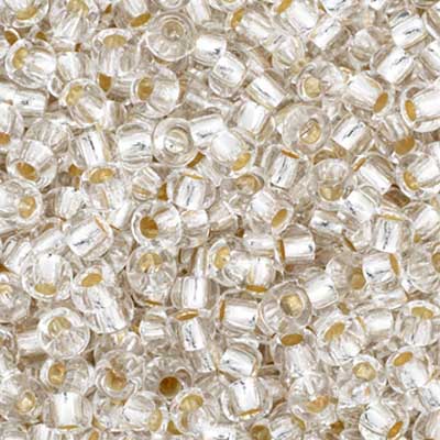 Czech Seed Bead 11/0 S/L Crystal, 34969V