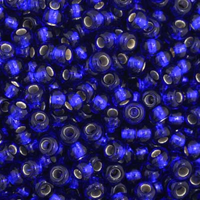 Czech Seed Bead 11/0 S/L Royal Blue, 34970V