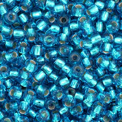 Czech Seed Bead 11/0 S/L Dark Aqua, 34974V