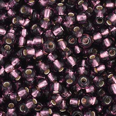 Czech Seed Bead 11/0 S/L Purple, 34975V