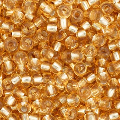 Czech Seed Bead 11/0 S/L Light Gold, 34977V