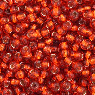 Czech Seed Bead 11/0 S/L Orange, 34983V