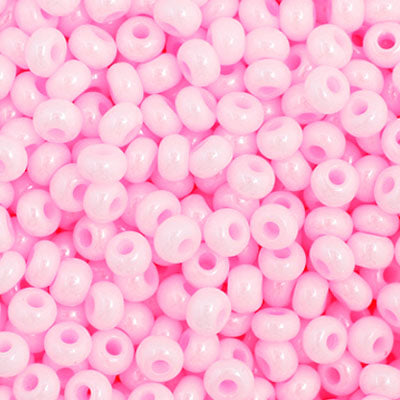 Czech Seed Bead 11/0 Opaque Pink Dyed, 35003V