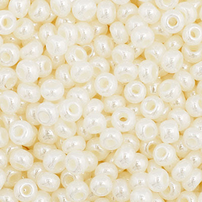 Czech Seed Bead 11/0 Opaque Ceylon Dyed Pearl, 35004V