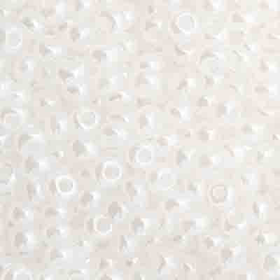 Czech Seed Bead 11/0 Opaque White Dyed Pearl, 35005V