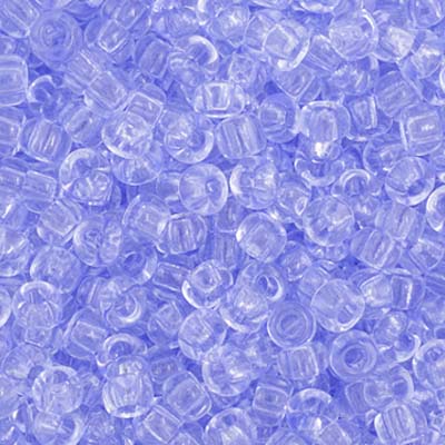 Czech Seed Bead 11/0 Transparent Tanzanite Dyed, 35054V