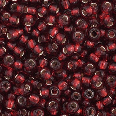 Czech Seed Bead 11/0 S/L Dark Red, 35056V