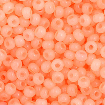 Czech Seed Bead 11/0 Pearl Peach AB, 40014V