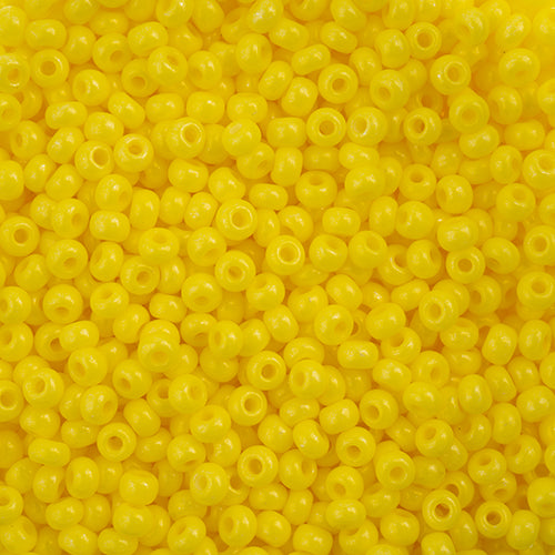 Czech Seed Bead 11/0 Terra Intensive Yellow, 43111V