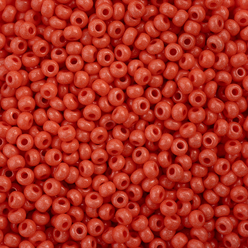 Czech Seed Bead 11/0 Terra Intensive Orange, 43112V