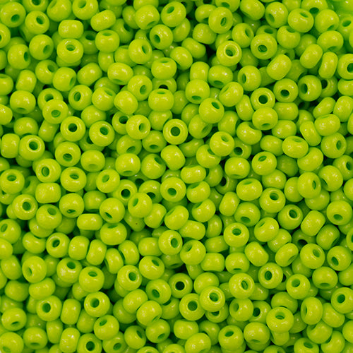 Czech Seed Bead 11/0 Terra Intensive Light Green, 43118V