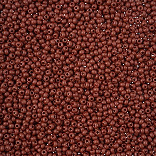 Czech Seed Beads 11/0 PermaLux Dyed Chalk Brown, 43146V