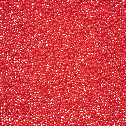 Czech Seed Beads 11/0 PermaLux Dyed Chalk Red, 43147V