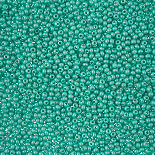 Czech Seed Beads 11/0 PermaLux Dyed Chalk Mint, 43155V