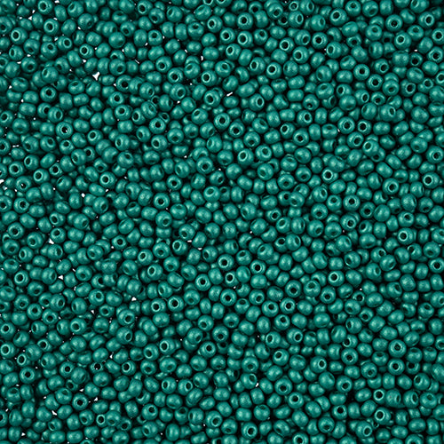 Czech Seed Beads 11/0 PermaLux Dyed Chalk Sea Green, 43156V