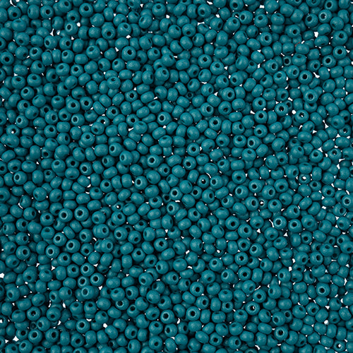 Czech Seed Beads 11/0 PermaLux Dyed Chalk Teal, 43157V