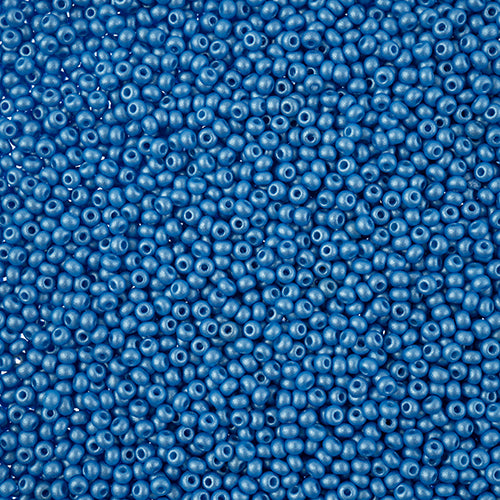 Czech Seed Beads 11/0 PermaLux Dyed Chalk Light Blue, 43159V