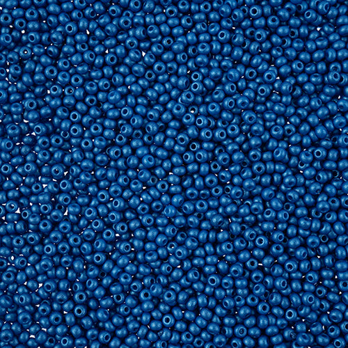 Czech Seed Beads 11/0 PermaLux Dyed Chalk Blue, 43160V