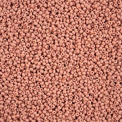 Czech Seed Beads 11/0 PermaLux Dyed Chalk Light Brown Matt, 43167V