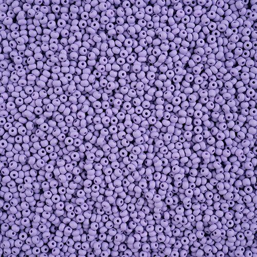 Czech Seed Beads 11/0 PermaLux Dyed Chalk Lavender Matt,