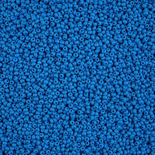 Czech Seed Beads 11/0 PermaLux Dyed Chalk Blue Matt, 43182V