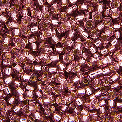 Miyuki Seed Bead 6/0 Smoky Amethyst Silver Lined, 0012V