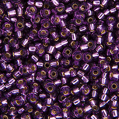 Miyuki Seed Bead 6/0 Amethyst Silver Lined, 0024V