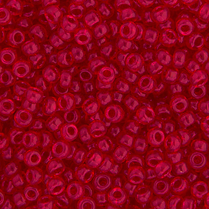 Miyuki Seed Bead 6/0 Ruby Transparent, 0141V