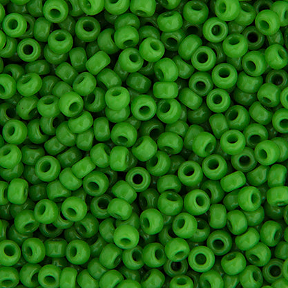 Miyuki Seed Bead 6/0 Green Pea Opaque, 0411