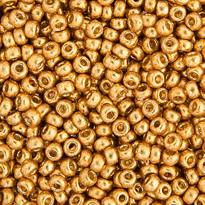 Miyuki Seed Bead 6/0 Duracoat Galvanized Gold, 4202