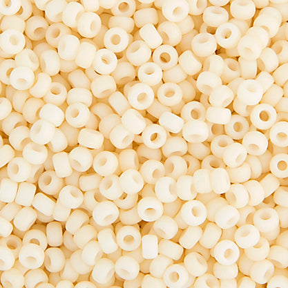 Miyuki Seed Bead 8/0 Cream Opaque Matte, 2021V