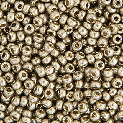 Miyuki Seed Bead 8/0 Duracoat Galvanized Lt.Pewter, 4221V