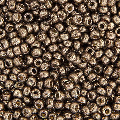 Miyuki Seed Bead 8/0 Duracoat Galvanized Pewter, 4222V